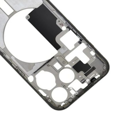 For iPhone 15 Pro Middle Frame Bezel Plate with Side Keys + Card Tray - Image 4