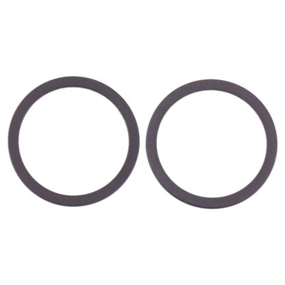 2 PCS Rear Camera Glass Lens Metal Protector Hoop Ring for iPhone 12 - Image 2