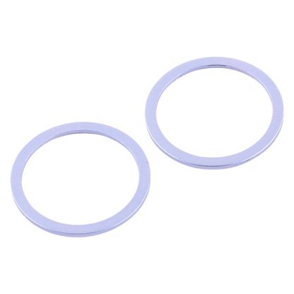 2 PCS Rear Camera Glass Lens Metal Protector Hoop Ring for iPhone 12 - Image 2