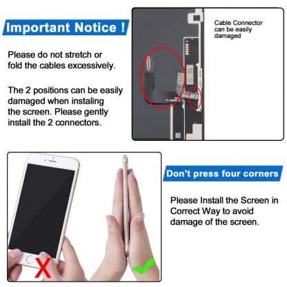 JK Hard OLED LCD Screen For iPhone 12 - Image 11