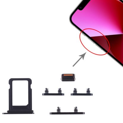 SIM Card Tray + Side Keys for iPhone 13(Starlight) - Image 4