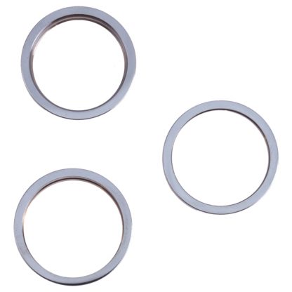 3 PCS Rear Camera Glass Lens Metal Outside Protector Hoop Ring for iPhone 13 Pro Max - Image 7