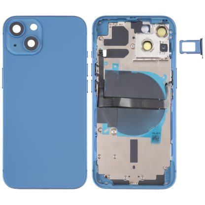 For iPhone 13 Battery Back Cover with Side Keys & Card Tray & Power + Volume Flex Cable & Wireless Charging Module - Image 10