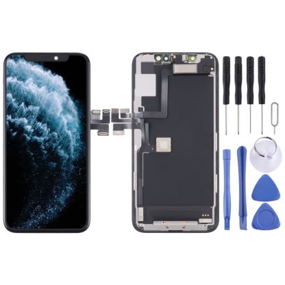 Original LCD Screen with Earpiece Speaker Flex Cable for iPhone 11 Pro