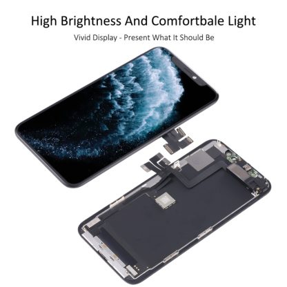Original LCD Screen with Earpiece Speaker Flex Cable for iPhone 11 Pro - Image 3