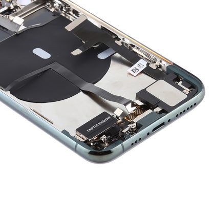 Battery Back Cover Assembly (with Side Keys & Power Button + Volume Button Flex Cable & Wireless Charging Module & Motor & Charging Port & Speaker Ringer Buzzer & Card Tray & Camera Lens Cover) for iPhone 11 Pro Max - Image 5