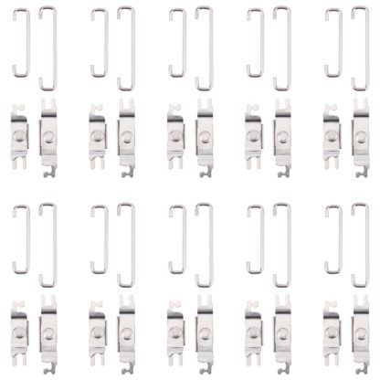 10 Sets Power/Volume Internal Badge Holder and U Spring Hooks for iPhone X-13 Pro Max