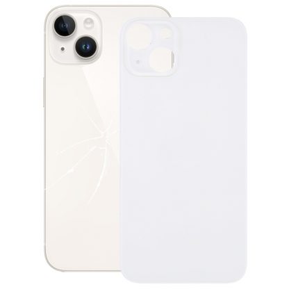 For iPhone 14 Plus Easy Replacement Big Camera Hole Glass Back Battery Cover - Image 9