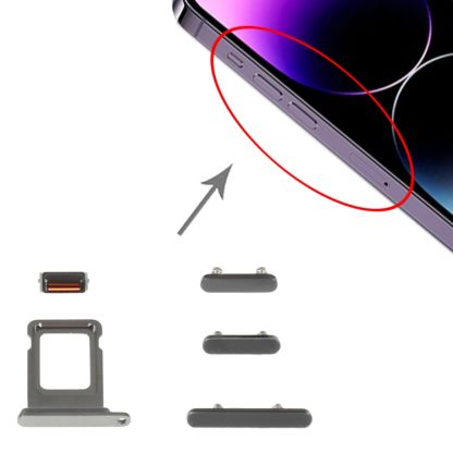 SIM Card Tray + Side Keys for iPhone 14 Pro - Image 4