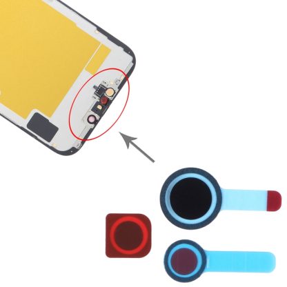 100/Set Front Camera LCD Shading Sealing Sticker for iPhone 14 / 14 Plus - Image 5