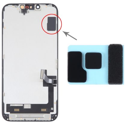 100/Set LCD Black Adhesive Sticker For iPhone 14 / 14 Plus - Image 5