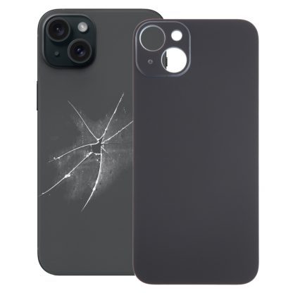 Easy Replacement Big Camera Hole Glass Back Battery Cover for iPhone 15 Plus - Image 7