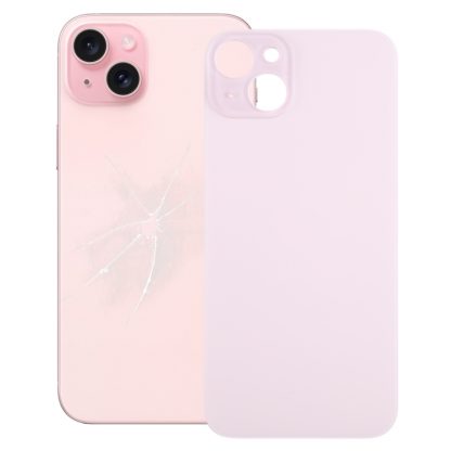 Easy Replacement Big Camera Hole Glass Back Battery Cover for iPhone 15 Plus - Image 8