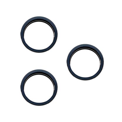 For iPhone 15 Pro / 15 Pro Max 3pcs/set Rear Camera Glass Lens Metal Outside Protector Hoop Ring - Image 5