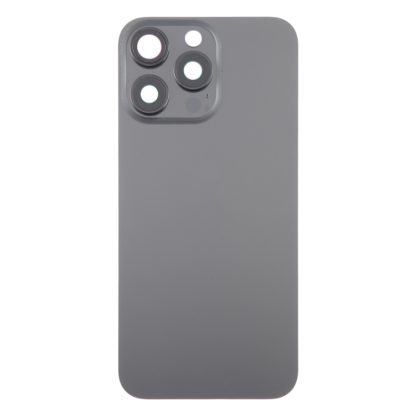 For iPhone 15 Pro Glass Battery Back Cover with Camera Lens Cover - Image 2
