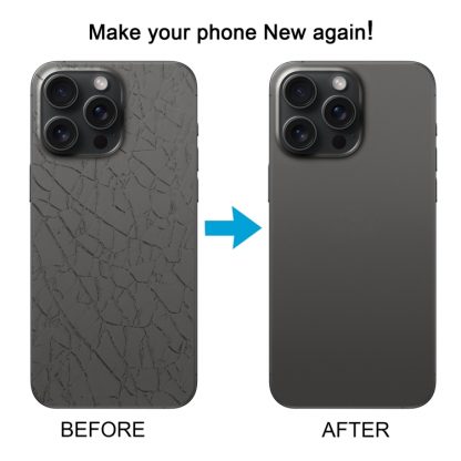 For iPhone 15 Pro Glass Battery Back Cover with Camera Lens Cover - Image 6