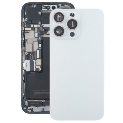 For iPhone 15 Pro Glass Battery Back Cover with Camera Lens Cover - Image 10