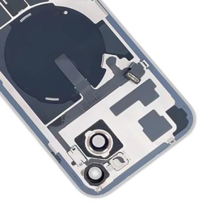 For iPhone 15 Plus Glass Battery Back Cover with Flash Bracket + Wireless Charging Module - Image 5