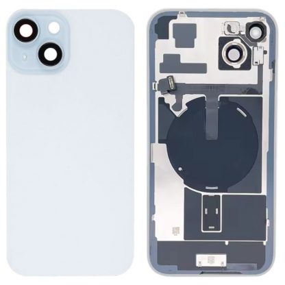 For iPhone 15 Plus Glass Battery Back Cover with Flash Bracket + Wireless Charging Module - Image 9