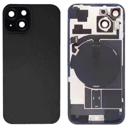 For iPhone 15 Glass Battery Back Cover with Flash Bracket + Wireless Charging Module - Image 6