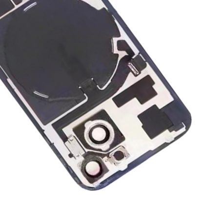 For iPhone 15 Glass Battery Back Cover with Flash Bracket + Wireless Charging Module - Image 5