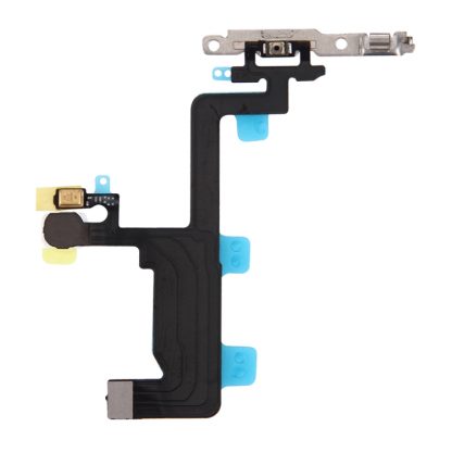 Power Button & Flashlight Flex Cable with Brackets for iPhone 6 - Image 3