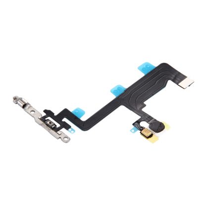 Power Button & Flashlight Flex Cable with Brackets for iPhone 6 - Image 4