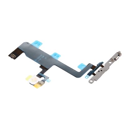 Power Button & Flashlight Flex Cable with Brackets for iPhone 6 - Image 5