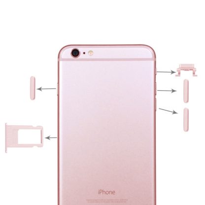 4 in 1 for iPhone 6 Plus (Card Tray + Volume Control Key + Power Button + Mute Switch Vibrator Key) - Image 6