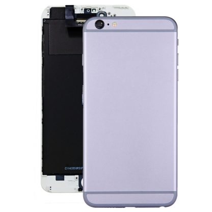 Full Housing Back Cover with Power Button & Volume Button Flex Cable for iPhone 6 Plus - Image 7