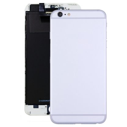 Full Housing Back Cover with Power Button & Volume Button Flex Cable for iPhone 6 Plus