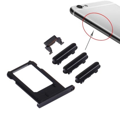 4 in 1 for iPhone 6s (Card Tray + Volume Control Key + Power Button + Mute Switch Vibrator Key) - Image 4