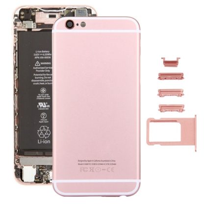 5 in 1 for iPhone 6s (Back Cover + Card Tray + Volume Control Key + Power Button + Mute Switch Vibrator Key) Full Assembly Housing Cover - Image 9