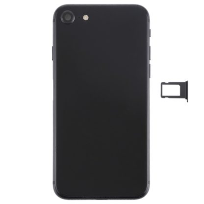 Battery Back Cover Assembly with Side Keys & Vibrator & Speaker Ringer Buzzer & Power Button + Volume Button Flex Cable & Card Tray for iPhone 8 - Image 2