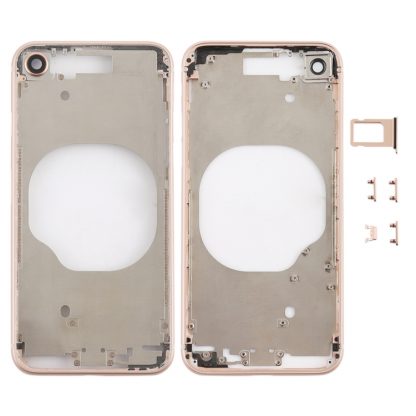Transparent Back Cover with Camera Lens & SIM Card Tray & Side Keys for iPhone 8 - Image 7
