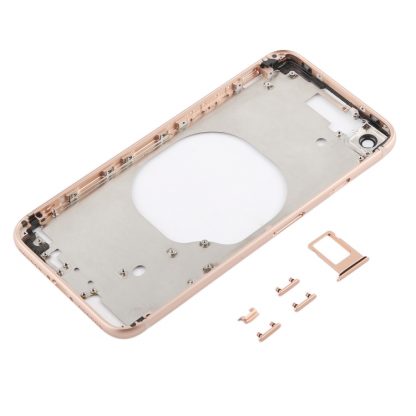 Transparent Back Cover with Camera Lens & SIM Card Tray & Side Keys for iPhone 8 - Image 3