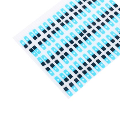 100 PCS Front Camera Black Double Adhensive Sticker for iPhone 8 - Image 3