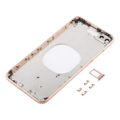 Transparent Back Cover with Camera Lens & SIM Card Tray & Side Keys for iPhone 8 Plus - Image 3