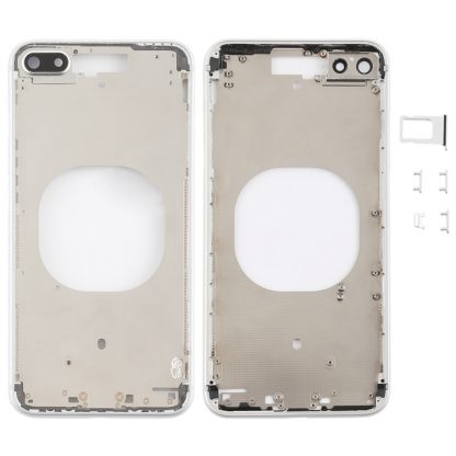 Transparent Back Cover with Camera Lens & SIM Card Tray & Side Keys for iPhone 8 Plus - Image 9