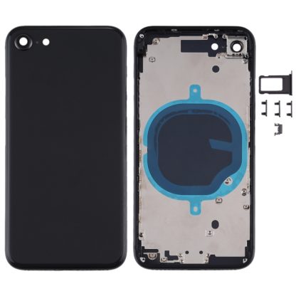 Battery Back Cover with Camera Lens Cover & SIM Card Tray & Side keys for iPhone SE 2020 - Image 8