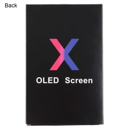 50 PCS Cardboard Packaging Black Box for iPhone X LCD Screen - Image 3
