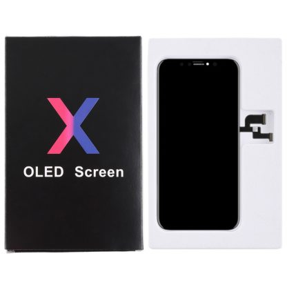 50 PCS Cardboard Packaging Black Box for iPhone X LCD Screen - Image 5