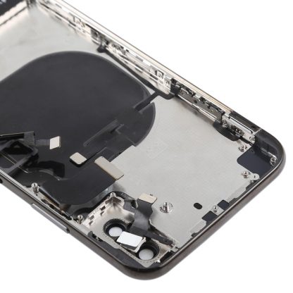 Battery Back Cover Assembly with Side Keys & Vibrator & Speaker Ringer Buzzer & Power Button + Volume Button Flex Cable & Card Tray & Battery Adhesive for iPhone X - Image 4