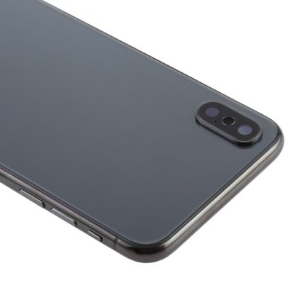 Battery Back Cover Assembly with Side Keys & Wireless Charging Module & Volume Button Flex Cable & Card Tray for iPhone X - Image 4