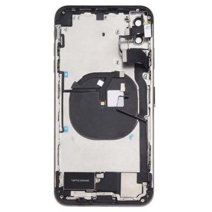 Battery Back Cover Assembly (with Side Keys & Speaker Ringer Buzzer & Motor & Camera Lens & Card Tray & Power Button + Volume Button + Charging Port + Signal Flex Cable & Wireless Charging Module) for iPhone XS Max - Image 3