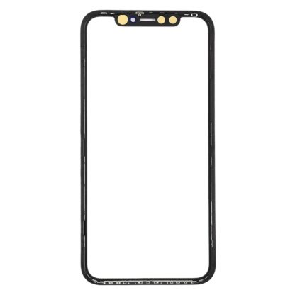 Front Screen Outer Glass Lens with Frame + OCA Optically Clear Adhesive for iPhone XR - Image 3