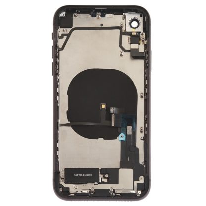 Battery Back Cover Assembly (with Side Keys & Speaker Ringer Buzzer & Motor & Camera Lens & Card Tray & Power Button + Volume Button + Charging Port + Signal Flex Cable & Wireless Charging Module) for iPhone XR - Image 3