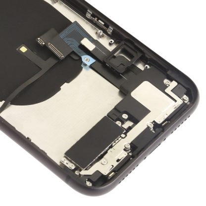 Battery Back Cover Assembly (with Side Keys & Speaker Ringer Buzzer & Motor & Camera Lens & Card Tray & Power Button + Volume Button + Charging Port + Signal Flex Cable & Wireless Charging Module) for iPhone XR - Image 5