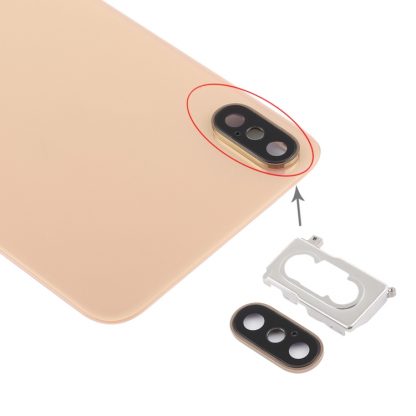 Battery Back Cover with Back Camera Bezel & Lens & Adhesive  for iPhone XS - Image 4
