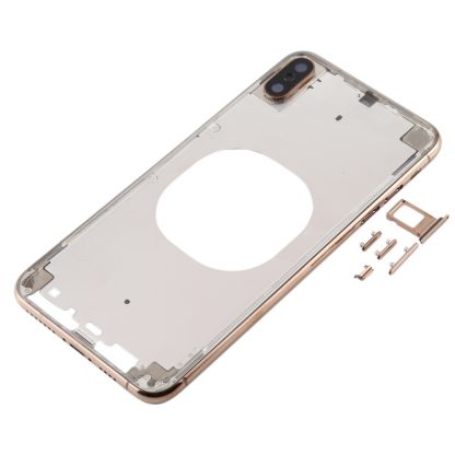 Transparent Back Cover with Camera Lens & SIM Card Tray & Side Keys for iPhone XS - Image 2